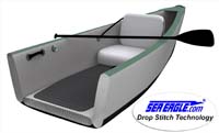 Patented All Drop Stitch Contruction Creates The Shape Of Traditional Canoes